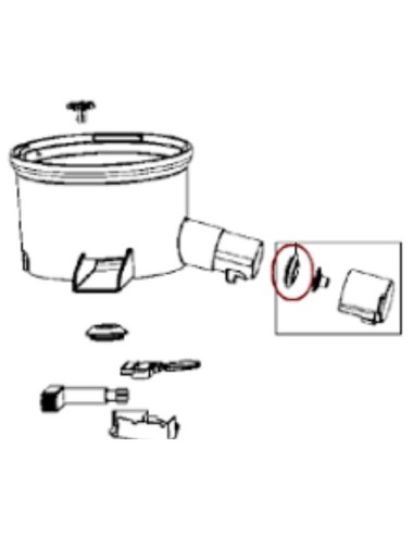Joint Robinet pour Extracteur de Jus Moulinex