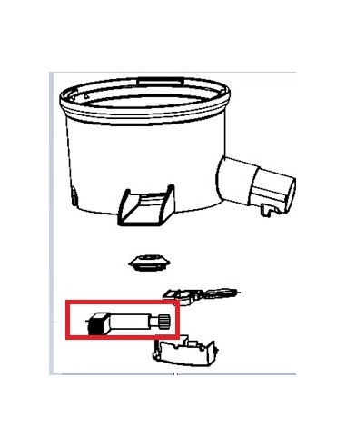 Levier Commande Joint Frein pour Extracteur de Jus Moulinex