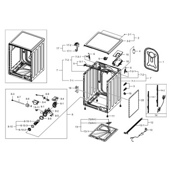 Module Principal pour Machine à Laver SAMSUNG