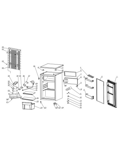 Balconnet Bouteilles pour Refrigerateur KING D HOME