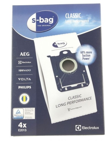 Lot de 4 Sacs pour Aspirateur HOOVER ELECTROLUX