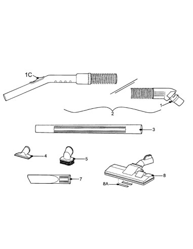 Flexible pour Aspirateur TORNADO