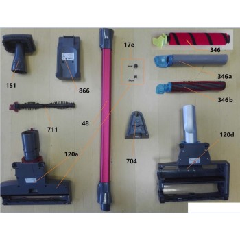 Tuyau Métal pour Aspirateur Balai HOOVER