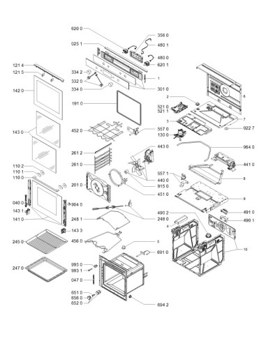 Porte Four Extérieure pour Four Whirlpool