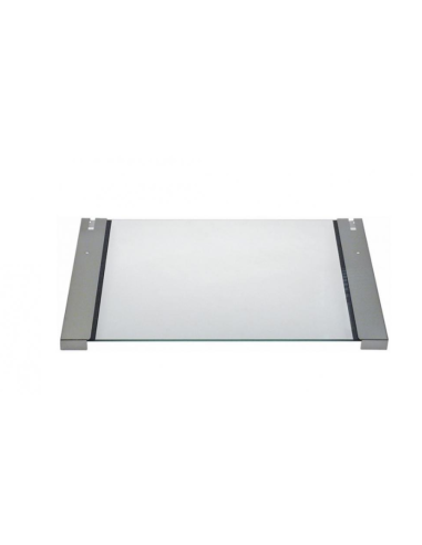 Vitre Intérieur 586x447x5 avec Support pour Four Metro