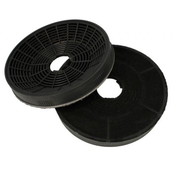Jeu de 2 Filtres Charbon Actif 160 mm pour Hotte BOSCH