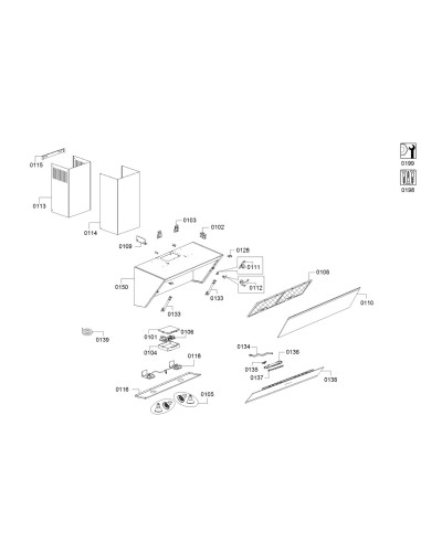 Plateau de Verre pour Hotte BOSCH