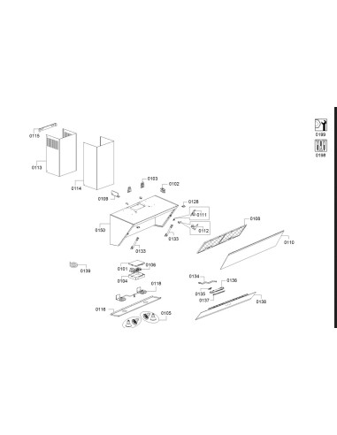 Plateau en Verre pour Hotte BOSCH