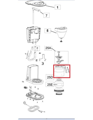 Verseuse pour Cafetiere Melitta