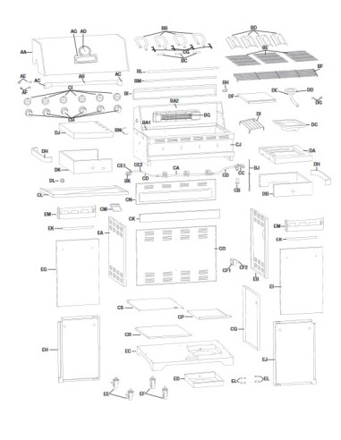 Plaque de Cuisson Bruleur Latéral pour Barbecue CUISINART