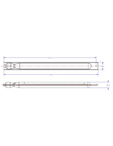 Bruleur Inox 28Mb pour barbecue class 4 L...