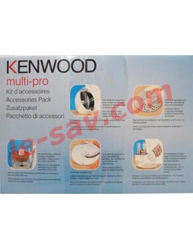 Kit des 5 accessoires - Robots multifonctions Kenwood