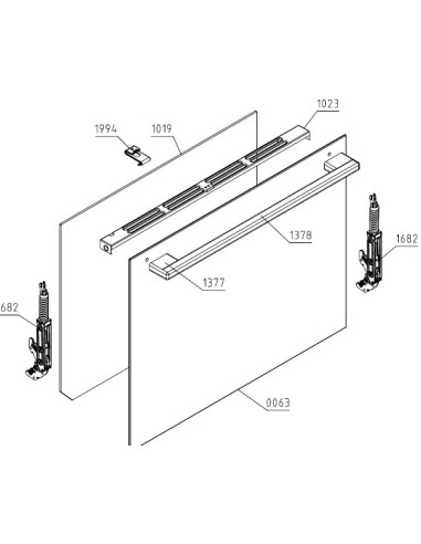 Vitre Exterieur pour Four HISENSE