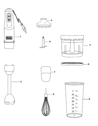 Goblet pour Mixeur Blender BLACK & DECKER