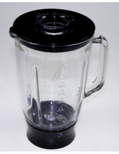 Blender Mixer Noir Verre 1,5L pour Robots Multifonctions KENWOOD