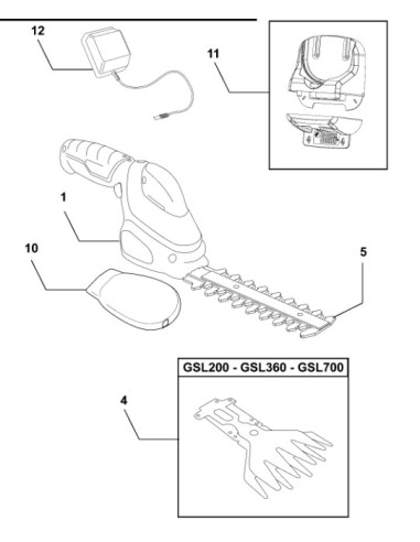 Ensemble Base pour Coupe Bordure BLACK DECKER