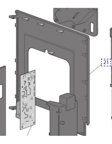 Flanc Droit pour machine à café Delonghi