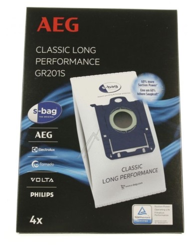 4 Sacs pour Aspirateur Electrolux