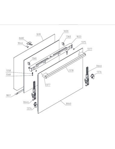 Vitre Four Exterieur pour Four HISENSE