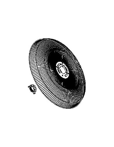 Grille Arriere Et Ecrou Pour Ventilateur Essential Plus VU4440FO/750 Pour Rowenta