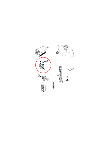 Support Articulation Pour Ventilateur Essential Plus  VU4440FO/750 Pour Rowenta