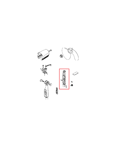 Boitier Arriere Pour Ventilateur Essential Plus VU4440FO/750 Pour Rowenta