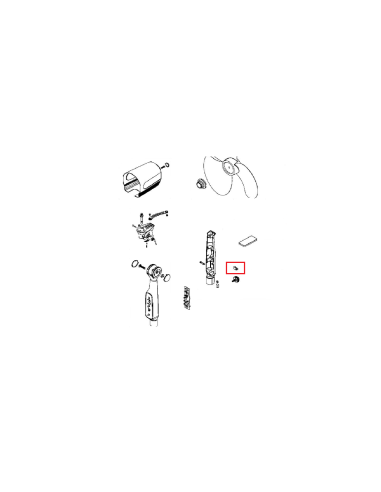 Bride Cordon Pour Ventilateur Essential Plus VU4440FO/750 Pour Rowenta