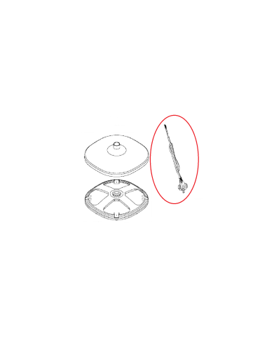 Cordon Pour Ventilateur Essential Plus VU4440FO/750 Pour Rowenta