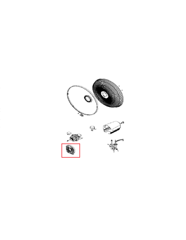 Flasque Support Moteur Pour Ventilateur Essential Plus VU4440FO/750 Pour Rowenta