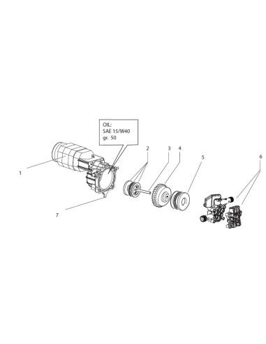 Moteur 230/ 50 w pour Nettoyeur Haute Pression Lavor