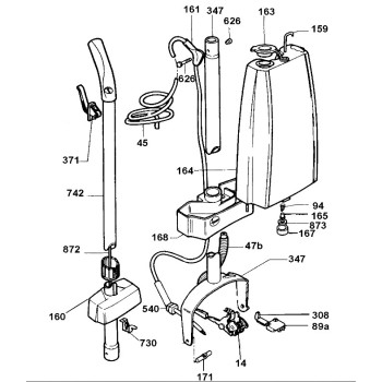 Bouchon Réservoir pour Cireuse Hoover