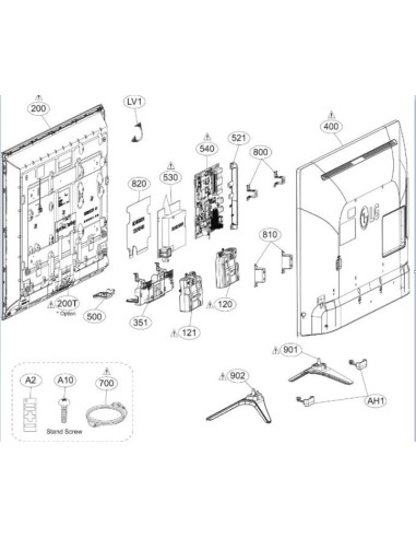 Dalle LCD pour Téléviseur LG