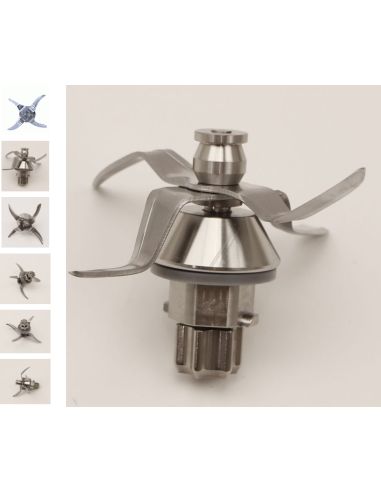 Couteaux + Joint Adaptable pour Thermomix TM31 Vorwerk
