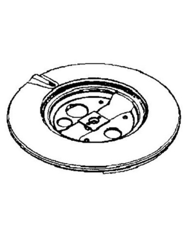 Flasque Couvercle Noir pour Cocotte Nutricook + P4220705 Seb
