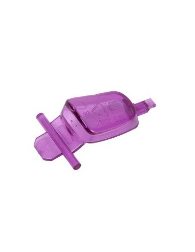 Bouton pour centrale vapeur violet