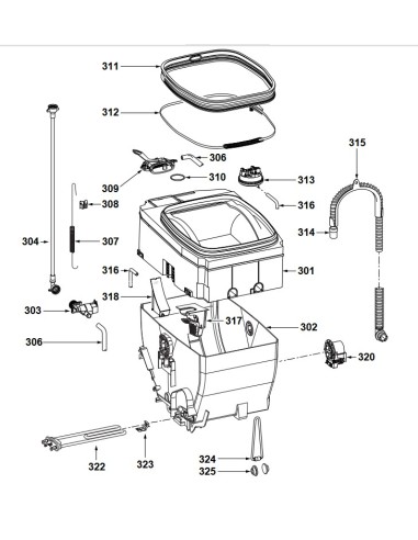 Pompe de Vidange Malice pour Lave-Linge Thomson...