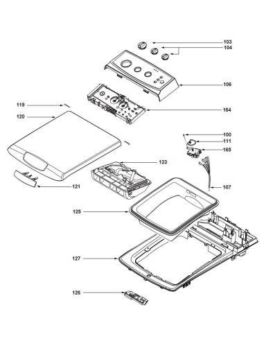 Module Electronique pour Lave-Linge BRANDT