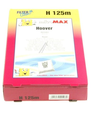 Lot de 4 Sacs Aspirateur Non Tissés + 1 Filtre pour Aspirateurs Hoover / Miele