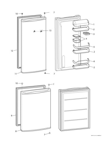 Joint de Porte pour Réfrigérateur Indesit