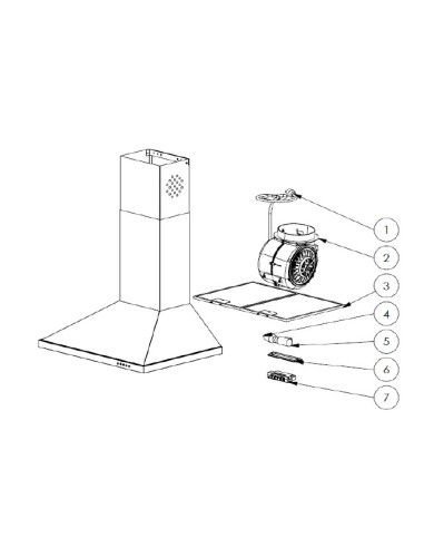 Filtre H Metal 262x334mm pour Hotte FRIONOR