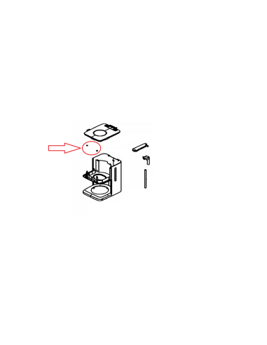 Cache Vise Pour Cafetière SENSE Blanche