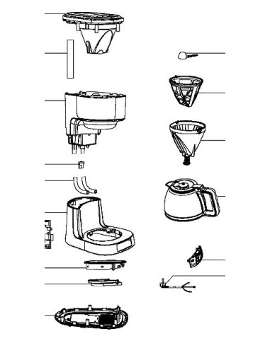 Tube pour cafetière Tefal