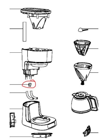 Clapet pour cafetière Tefal