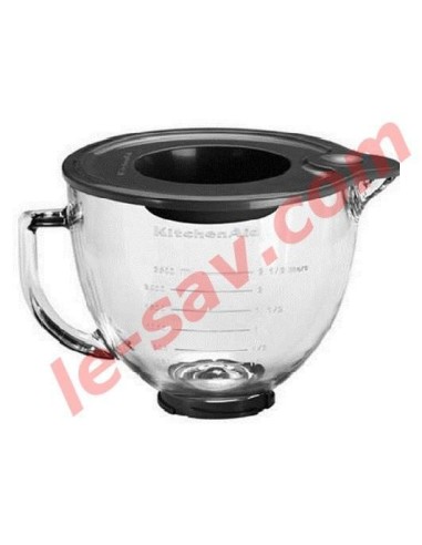 Bol en verre pour robots Kitchenaid 5K45 / 5KSM150