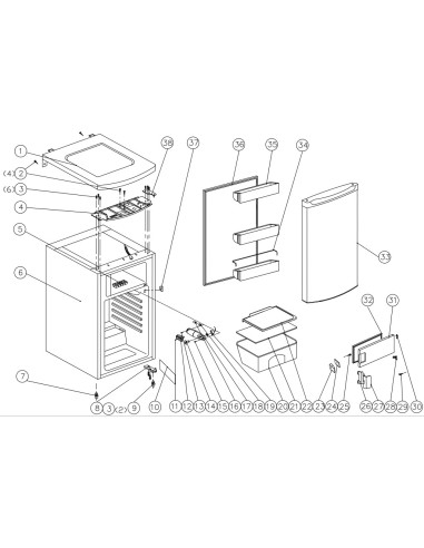 Joint de Porte Refrigerateur pour Réfrigérateur KING D HOME