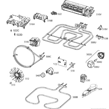 Résistance de Sol pour Four Ikea FAURE