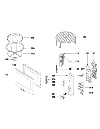 Module Electrique pour Micro Ondes SCHOLTES