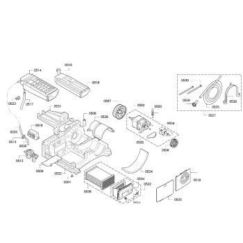 Filtre Réservoir Eau pour Sèche-Linge Siemens