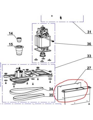 PCB moteur pour Cook expert magimix
