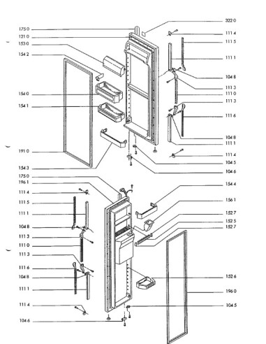 Joint de Porte Réfrigérateur pour Réfrigérateur WHIRLPOOL